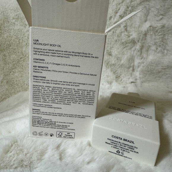 Costa Brazil LUA Moonlight Body Oil 3.4oz /100ml New in box - Picture 2 of 8